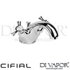 Cifial 31003MW.U Brookhaven Cross Mono Basin Mixer Tap Spare Parts